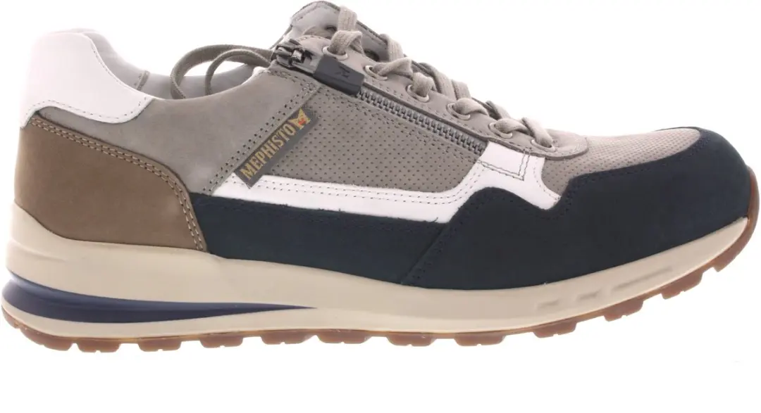 Heren Veterschoenen Mephisto Bradley Deep Blue Donkerblauw