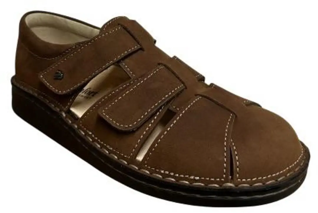 Finn Comfort Athos 01034 Sandalen - Cognacbruin 44 - afbeelding 2 van 6