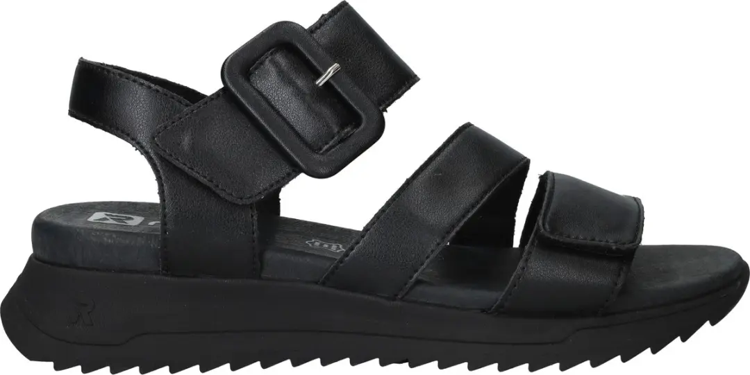 Rieker Sandalen - Dames - Zwart - Maat:40