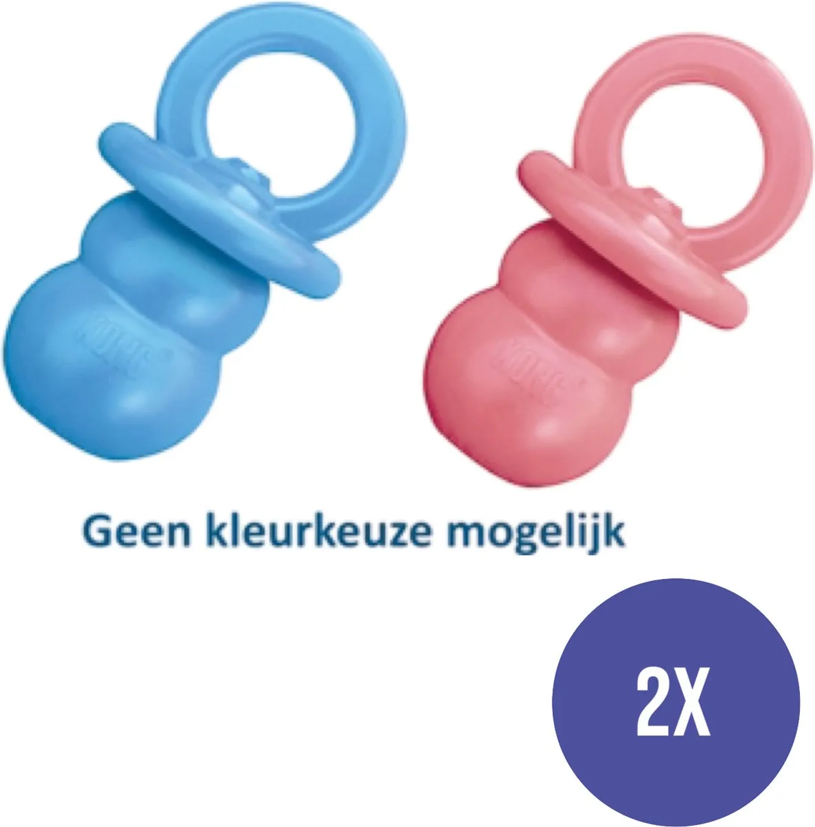 KONG Puppy Binkie Assorti M