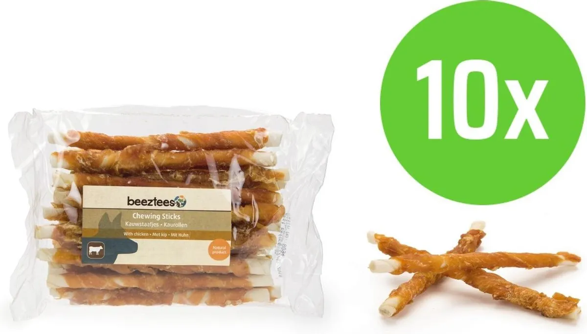 Beeztees Culinair Kauwstaafjes Kip