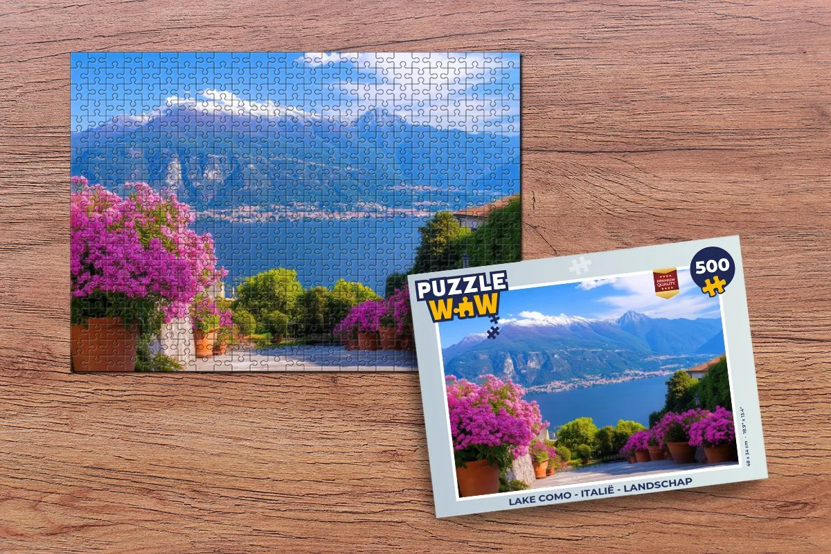 PuzzleWow Landschap Italië Legpuzzel 500 Stuks - MPN 8721173243927