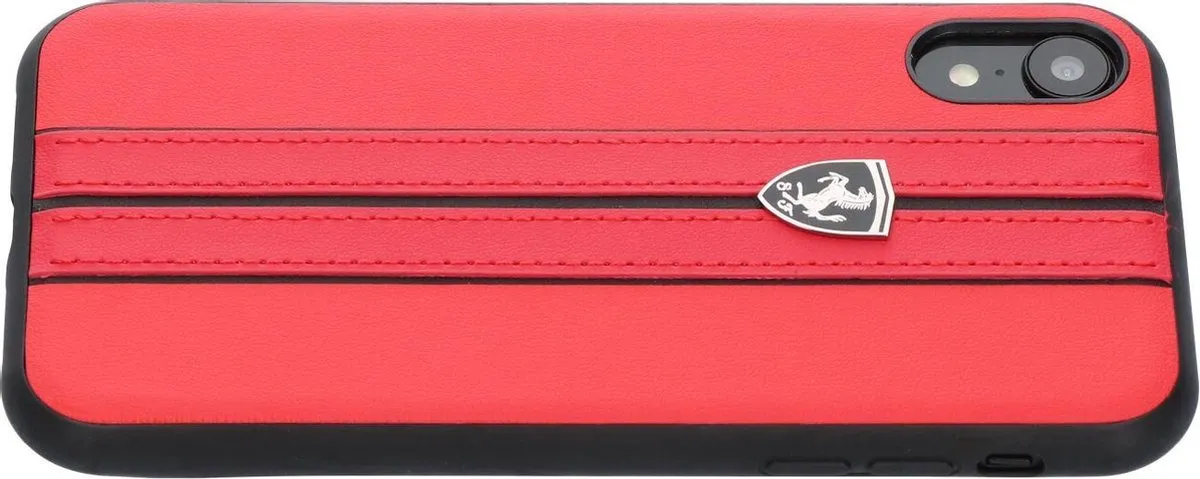 Ferrari iPhone XR Hoesje S203-4 - Rood