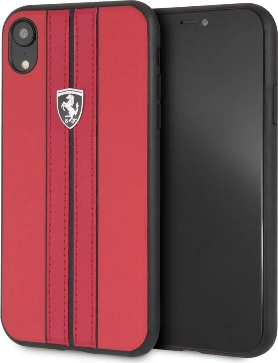 Ferrari iPhone XR Hoesje S203-4 - Rood
