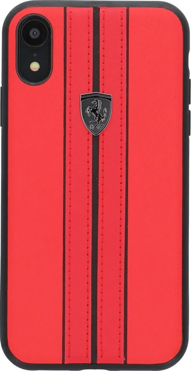 Ferrari iPhone XR Hoesje S203-4 - Rood
