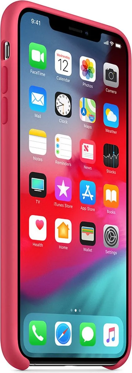 Apple iPhone Xs Max Silicone Backcover - Rood MUJP2ZM/A