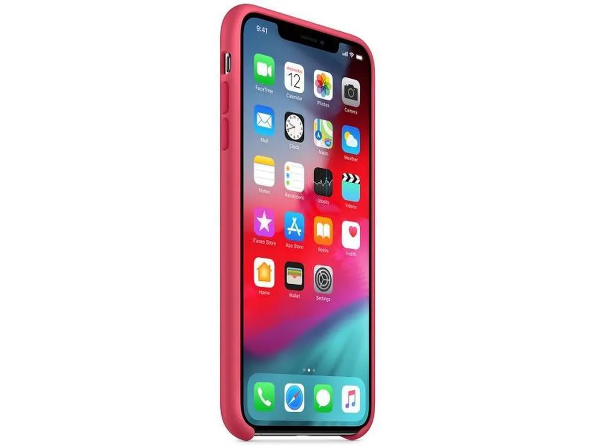 Apple iPhone Xs Max Silicone Backcover - Rood MUJP2ZM/A