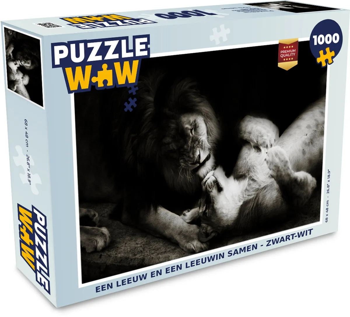 PuzzleWow Leeuw Puzzel 1000 Stuks