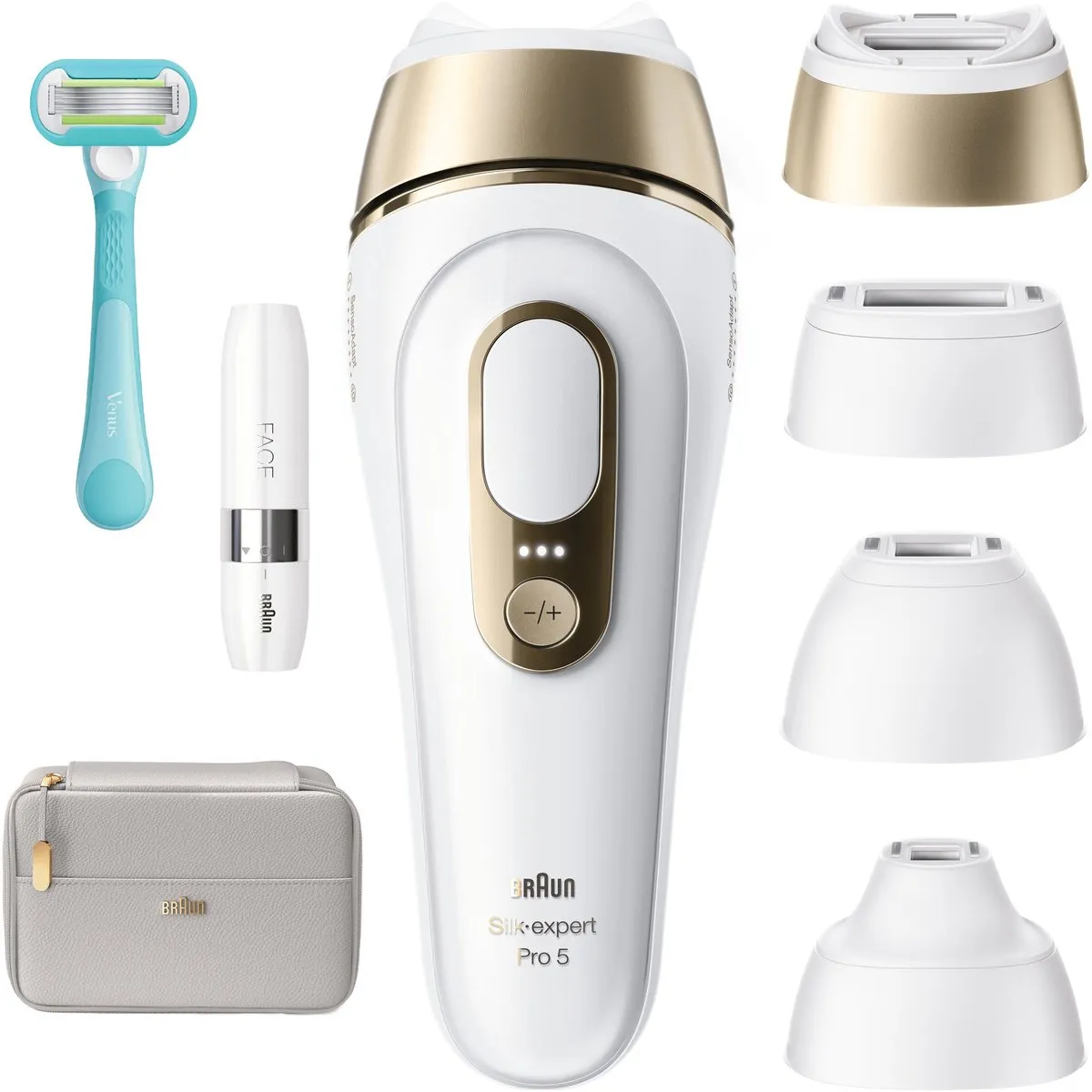 Braun Silk·expert Pro 5 PL5412 IPL Ontharingsapparaat - 400.000 Flitsen - Wit