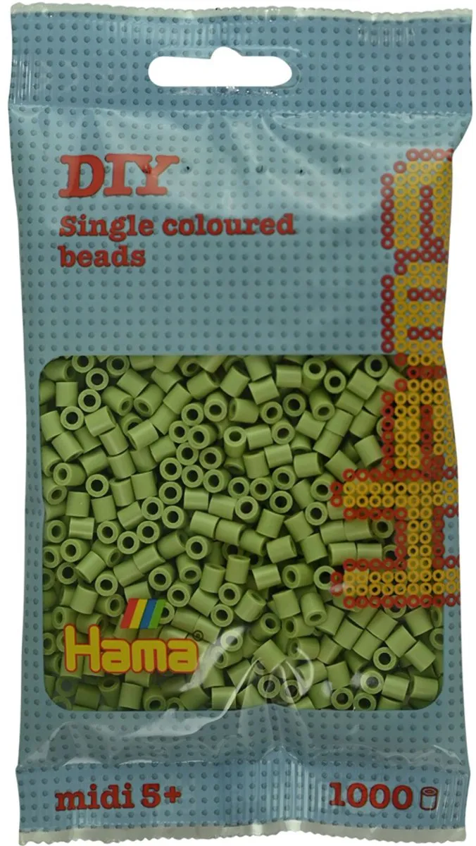 Hama Midi Strijkkralen Bos Groen - 1000 Stuks