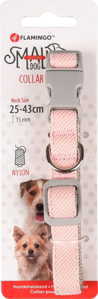 Flamingo Cub Halsband - Oudroze - Maat S 25-43cm