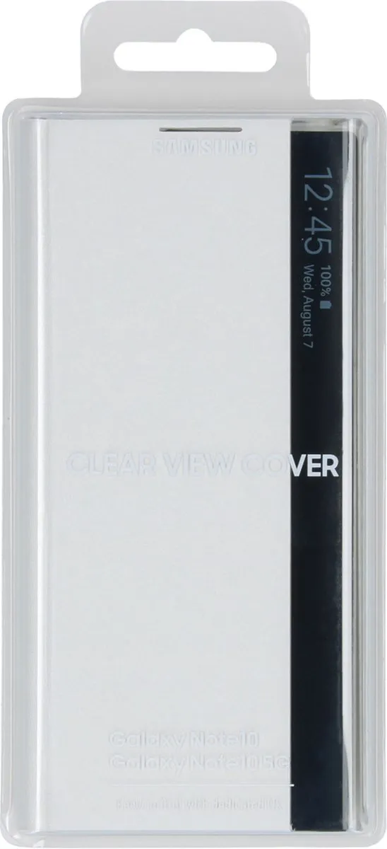 Samsung Galaxy Note 10 Clear View Cover EF-ZN970CWEGWW - Wit - afbeelding 6 van 6