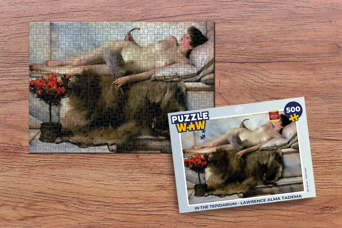 PuzzleWow Lawrence Alma Tadema Legpuzzel 500 Stuks - Multicolor