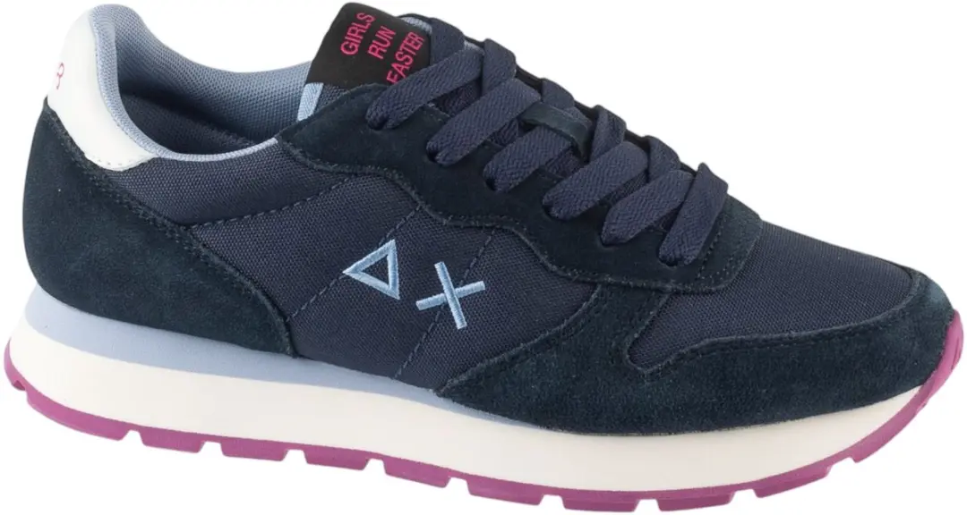 SUN68 Ally Solid, Vrouwen, Marineblauw, Sneakers, maat: 40