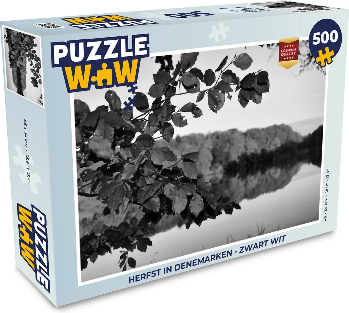 PuzzleWow Herfst in Denemarken Legpuzzel 500 Stuks