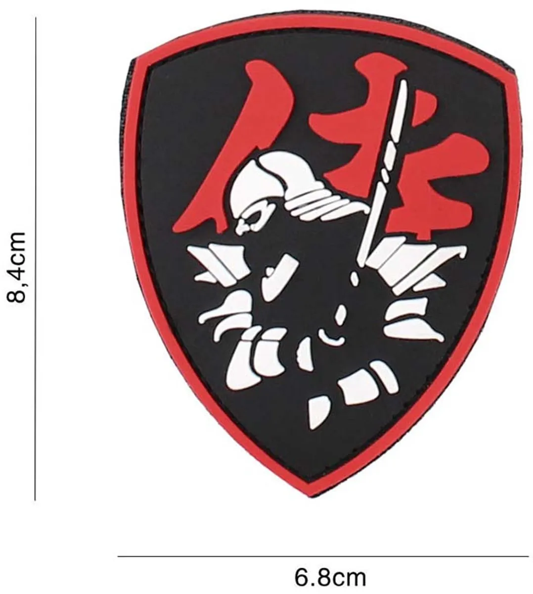 101 inc Embleem 3D PVC Samurai Shield