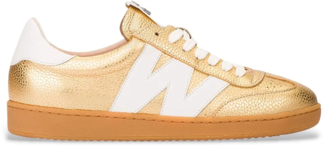 Wonders Nubia 01 goud leren sportschoenen