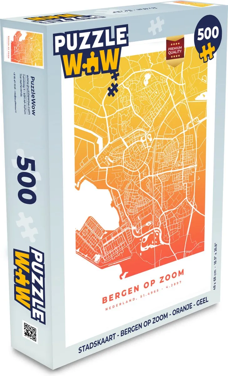 PuzzleWow Bergen op Zoom Legpuzzel 500 Stuks