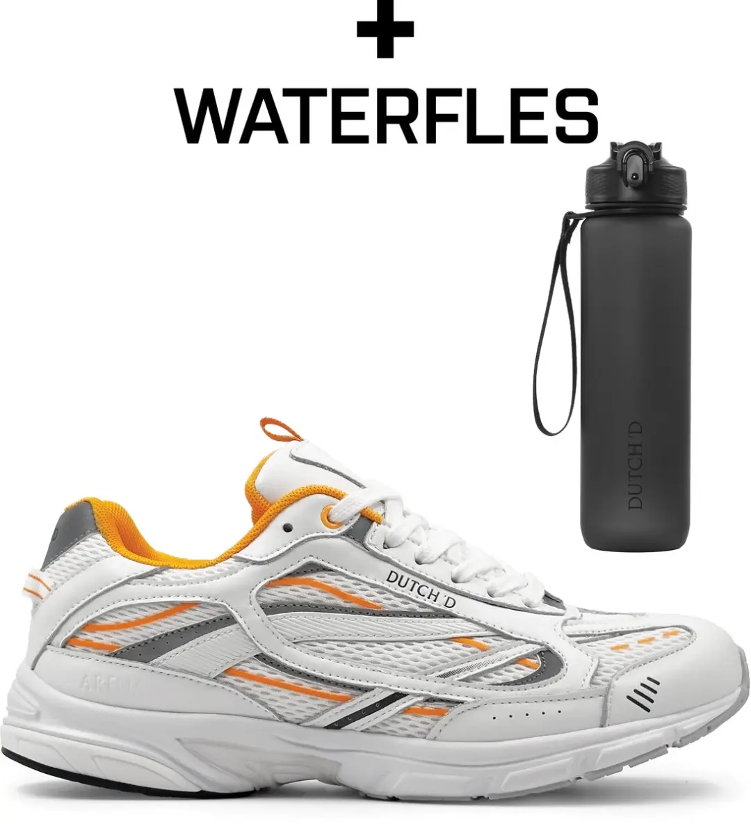 Sneakers Dutch'D met Waterfles cadeau!