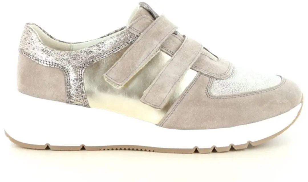 Q-fit Mia Klittenbandschoenen Taupe 38
