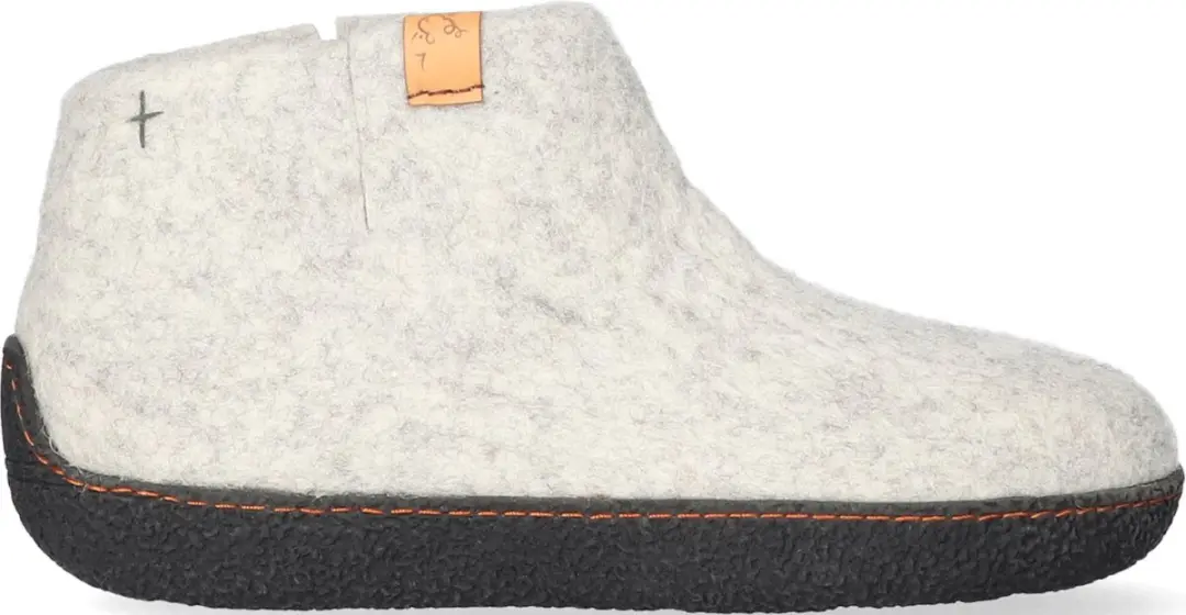 Rabara Unisex Pantoffels Wolvilt Beige
