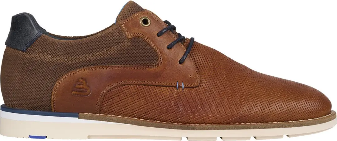 Bullboxer - Lace-Up - Male - Cognac - Black - 46 - Veterschoenen