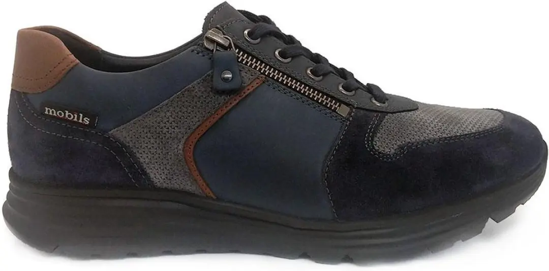 Blauwe Mephisto Veterschoenen Brayan