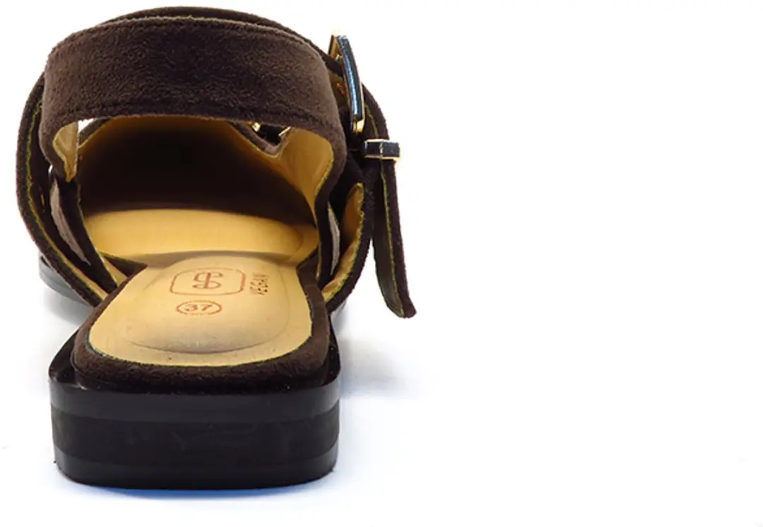 Shoecolate Brown slingback 1.16.52.023 - afbeelding 3 van 6