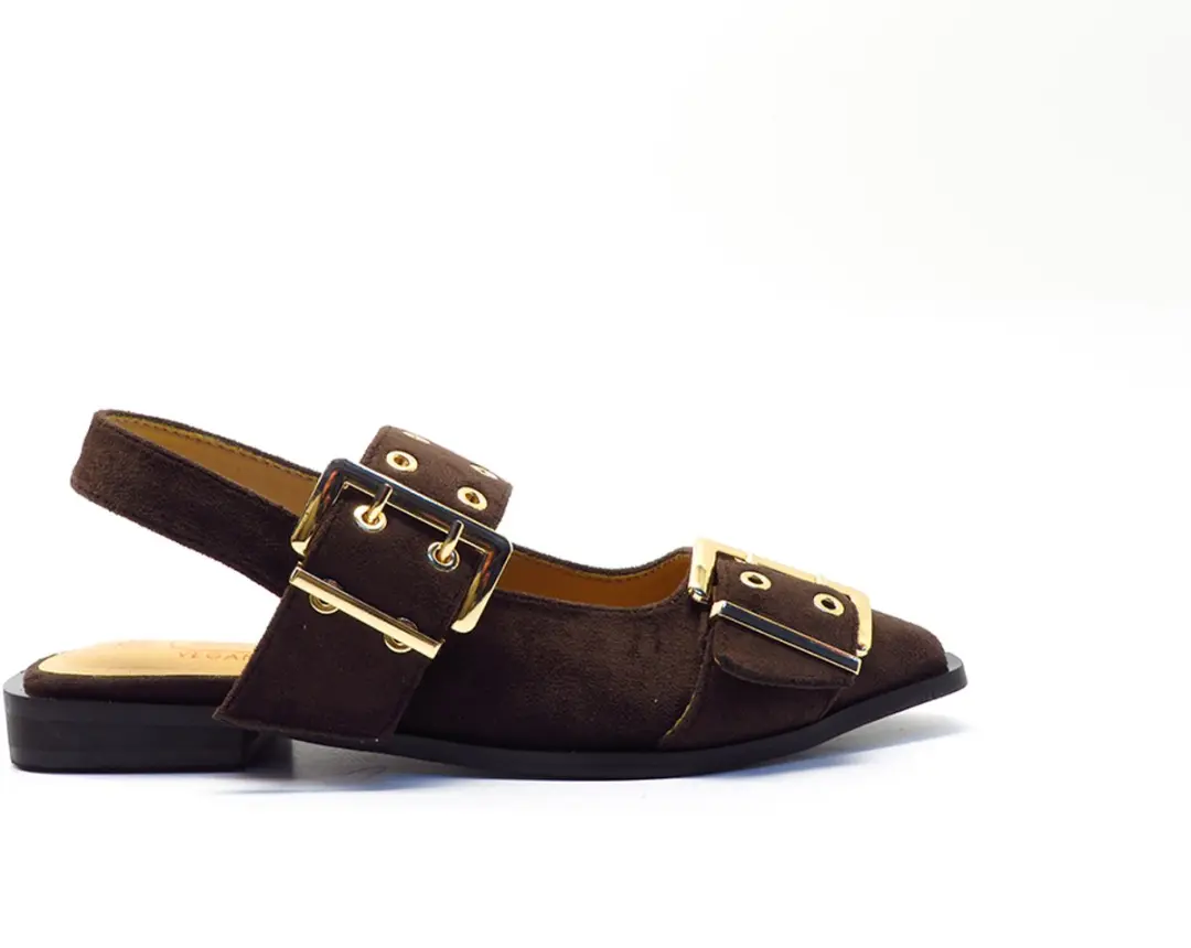 Shoecolate Brown slingback 1.16.52.023