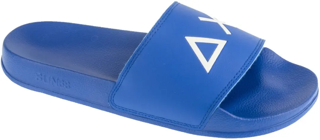 SUN68 Slippers Logo, Mannen, Blauw, Slippers, maat: 40