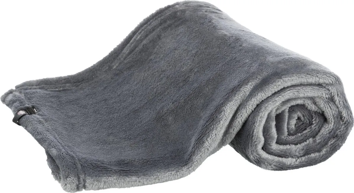 Trixie Hondendeken Kimmy Fleece - Grijs - afbeelding 2 van 2