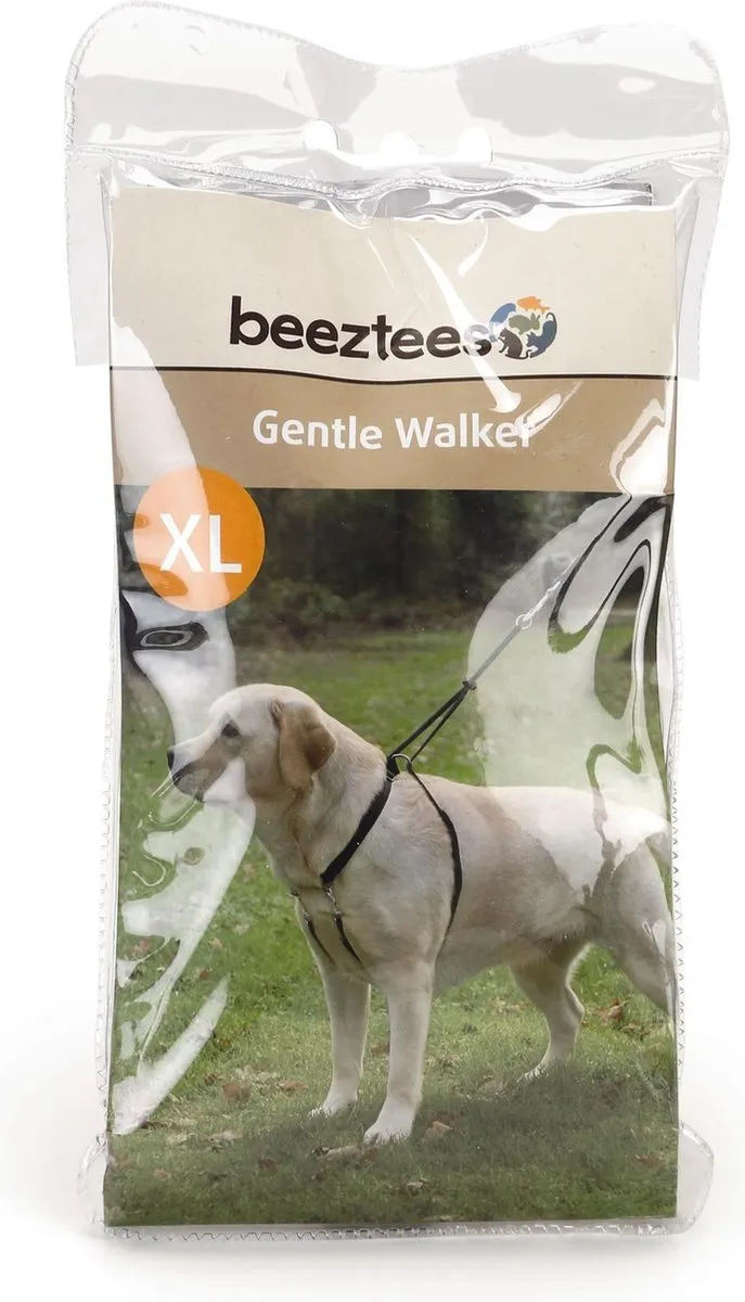 Beeztees Gentle Walker Hondentuig XL - Zwart