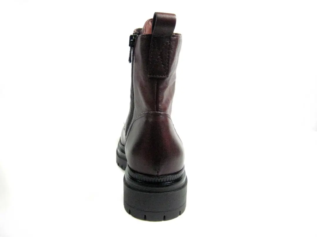 Mjus veterboot T60245.101.6345 bordeaux rood