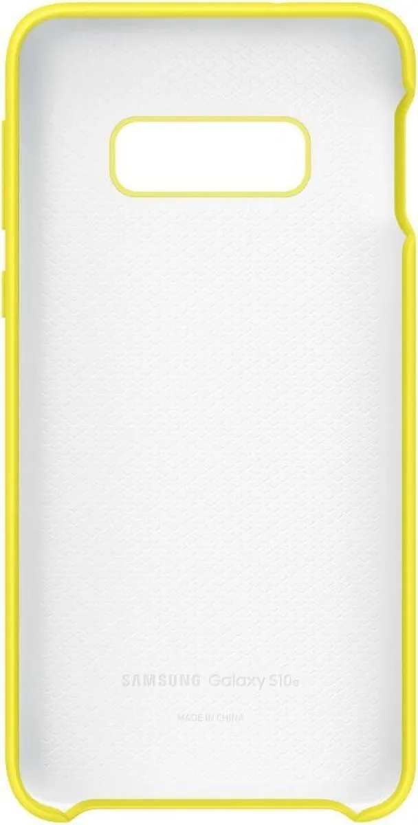 Samsung Silicone Hoesje Geel Galaxy S10e - 8801643640088