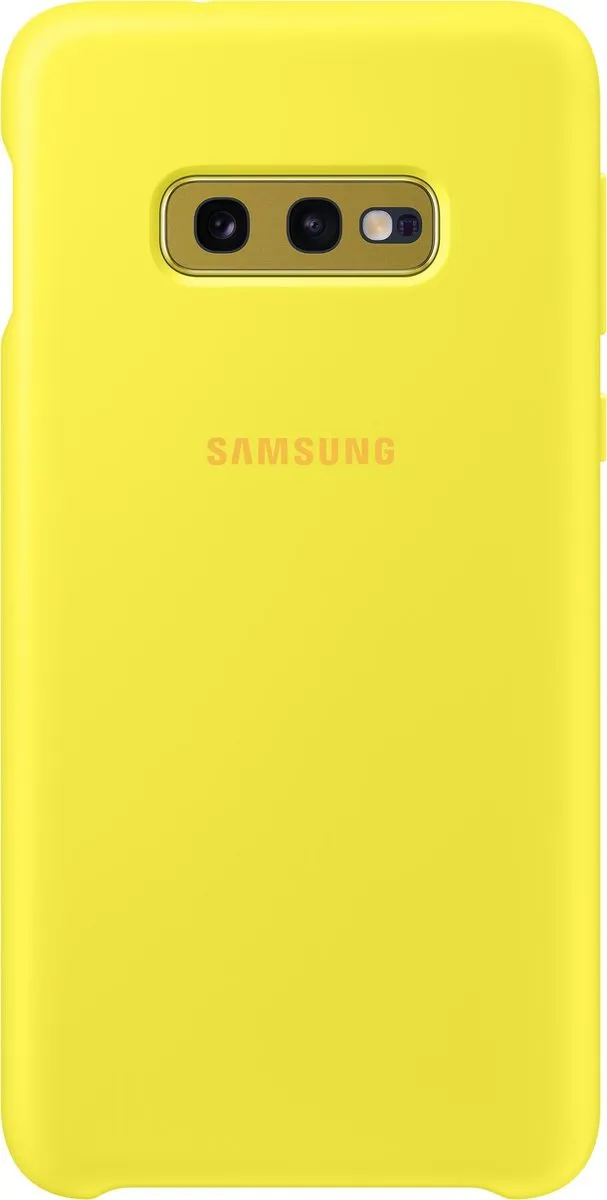 Samsung Silicone Hoesje Geel Galaxy S10e