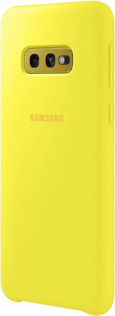 Samsung Silicone Hoesje Geel Galaxy S10e - 8801643640088