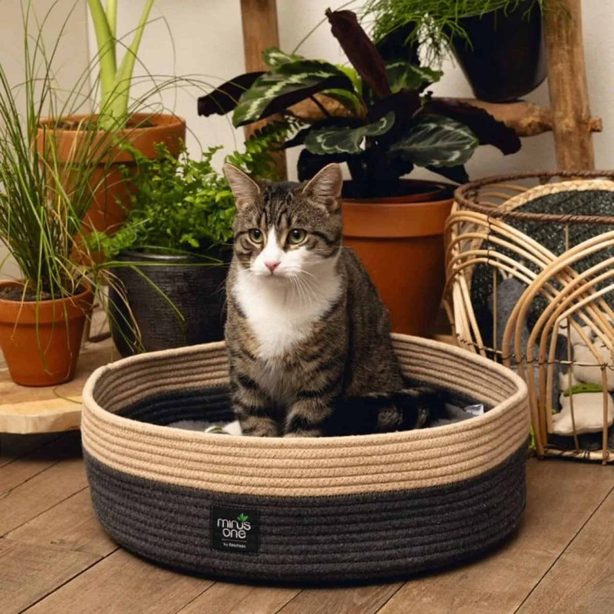 Beeztees Kattenmand Minus One Xana 45x14cm - Grijs/Bruin