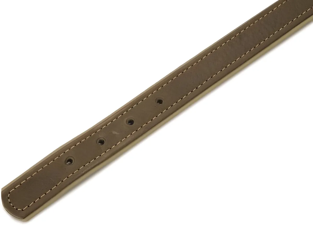 Beeztees Comfort Leren Hondenhalsband Grijs 45cm