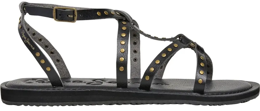 Pepe Jeans Rio Studs Slippers Zwart EU 38 Vrouw