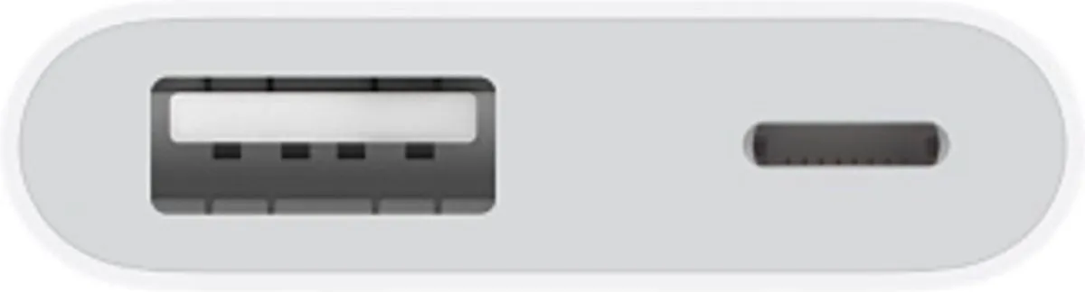 Apple Lightning naar USB Adapter MK0W2ZM/A - Wit