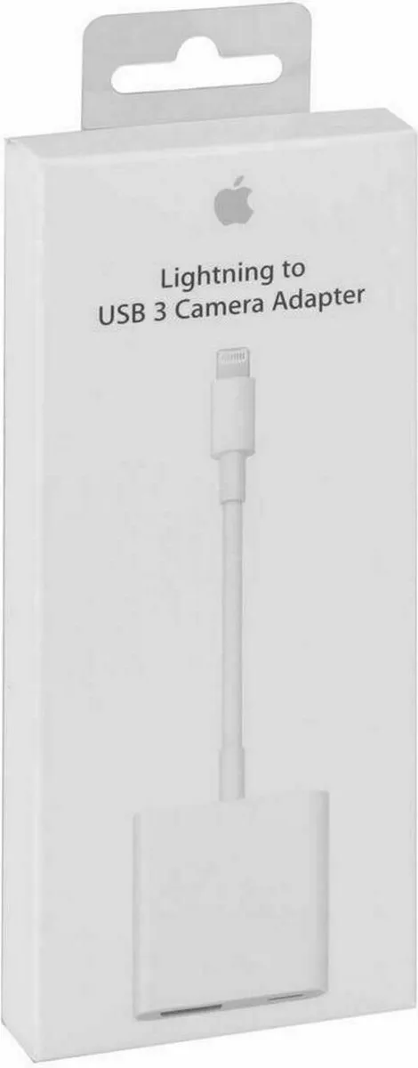 Apple Lightning naar USB Adapter MK0W2ZM/A - Wit