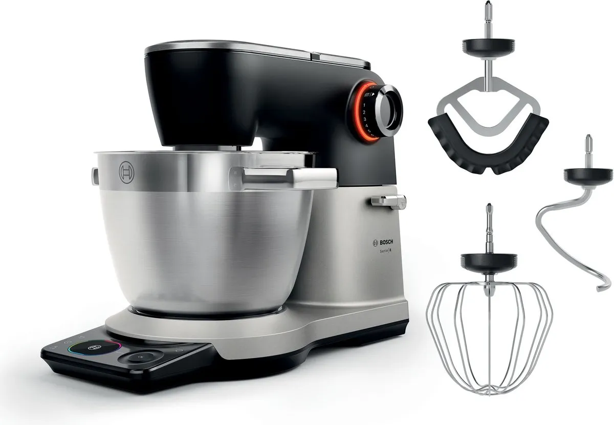 Bosch Serie 8 MUMS8ZS00 Keukenmachine 1800W - 6L - Pearl silver