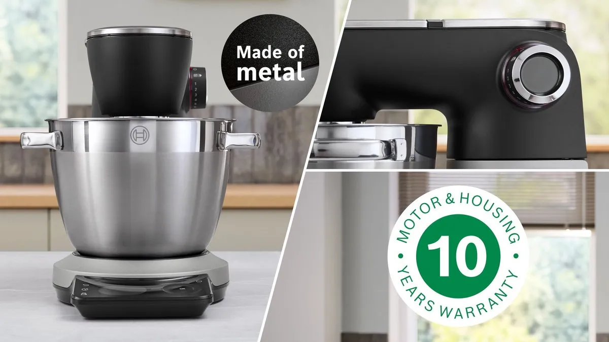Bosch Serie 8 MUMS8ZS00 Keukenmachine 1800W - 6L - Pearl silver