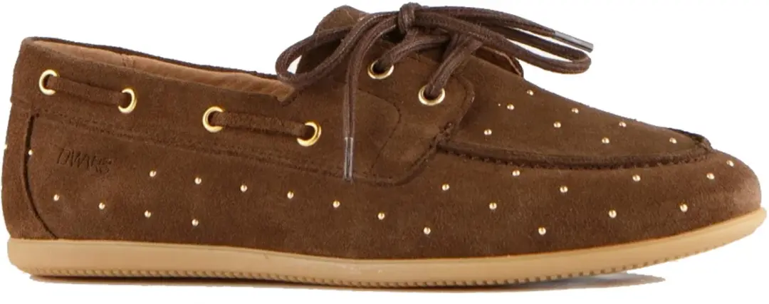DWRS label Latty small studs dark brown