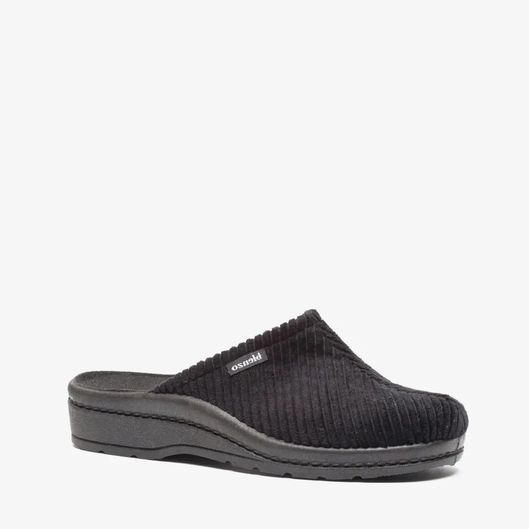 Blenzo heren pantoffel zwart