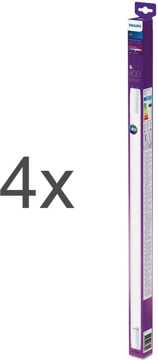 Philips LEDtube T8 Rookglas 8W 800lm