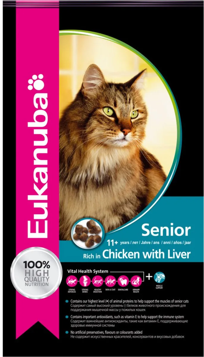 Eukanuba Kat Top Condition 7+ Senior Kip - 10 kg