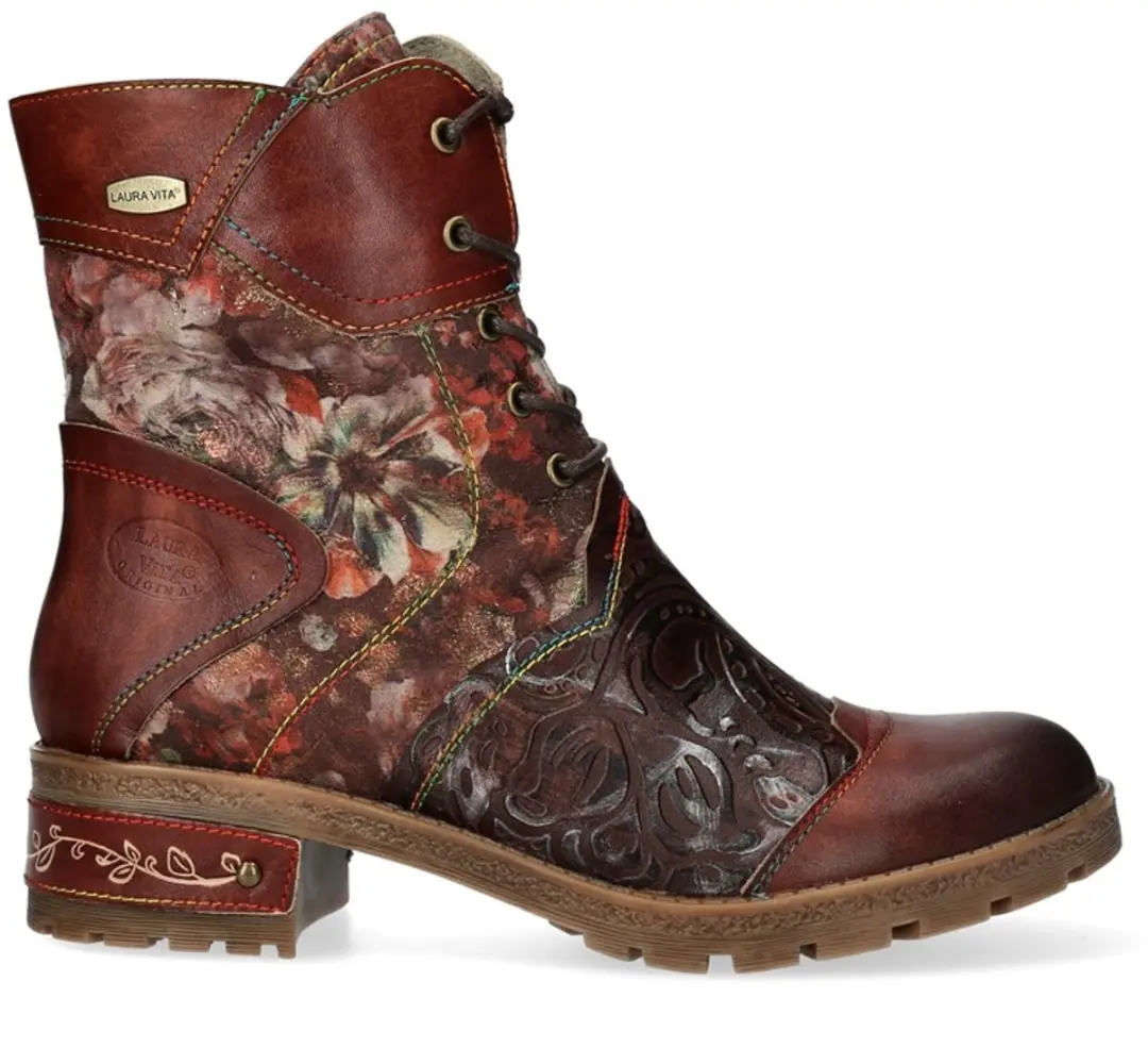 Laura Vita Veterboot Cocrailo 24 SOA0053-24G Chataigne Roodbruin