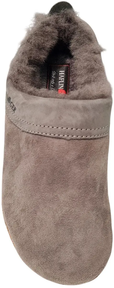 Haflinger Snowbird Anthrazit Uniseks Pantoffels - Grijs - 38 - afbeelding 2 van 6