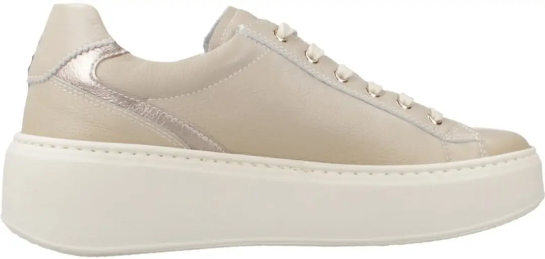 Nerogiardini Sneaker Cairo Beige Etoile Leo Pu.Guatemala L17682